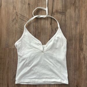 Brandy Melville white halter top